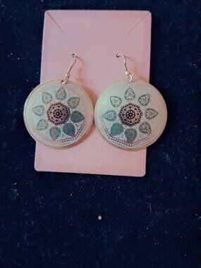 Bohemian style dangle earrings